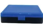 BERRY 10MM/45 HINGED-TOP BOX 100-RND BLUE/BLK