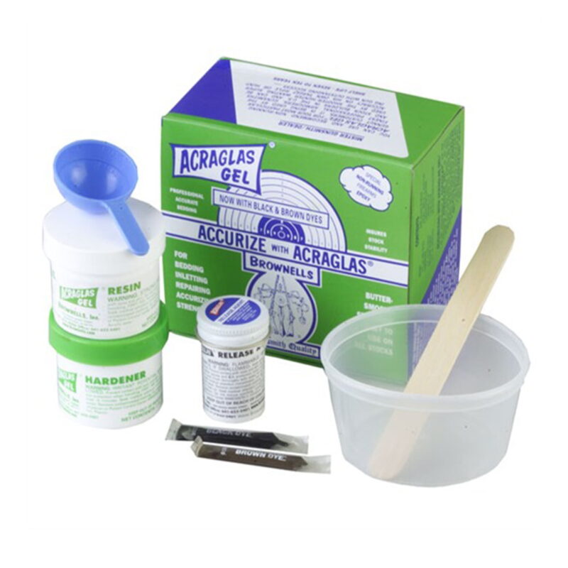 BROWNELLS ACRAGLASS GEL 4OZ KIT