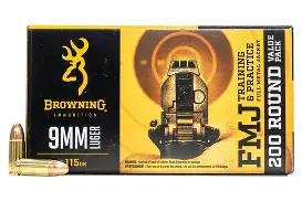 BROWNING_9MM_115GR_FMJ_200CT BROWNING 9MM 115GR FMJ 200CT