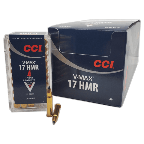 CCI 17 HMR 17gr VMAX 500 Case