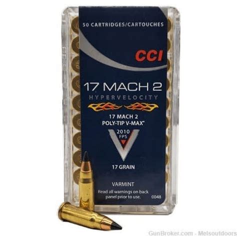 CCI 17 VMAX MACH 2 17GR PT