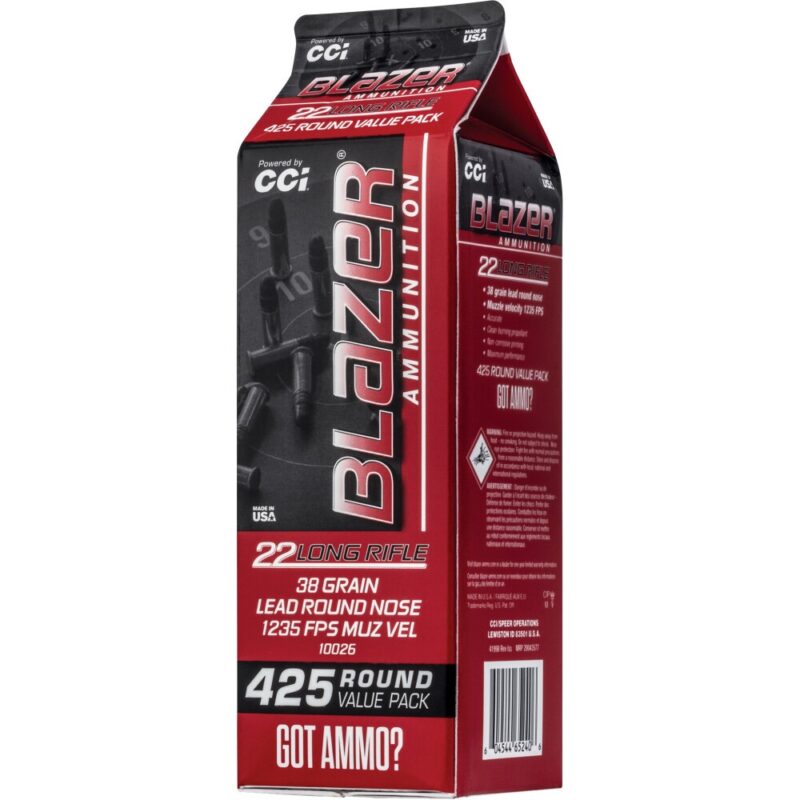 CCI 22LR 38GR LRN AMMO 425CT