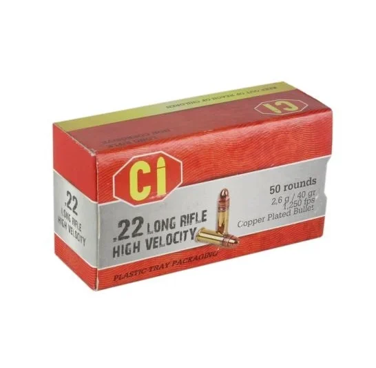 CI HIGH VELOCITY 22LR AMMO 50RDS