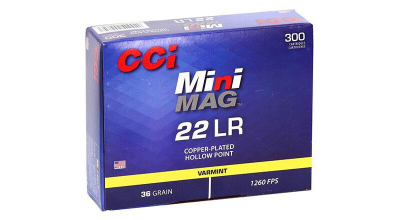 CCI MINI MAG 22LR VARMINT 300CT