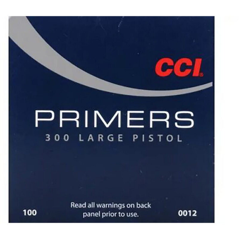 CCI NO.300 LARGE PISTOL PRIMERS 100CT