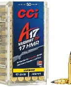 CCI A17 VARMINT TIP 17 HMR 17GR 2650FPS AMMO 50RDS