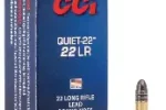 CCI QUIET SUBSONIC 22LR 40GR 710FPS AMMO 500RDS