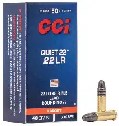 CCI QUIET SUBSONIC 22LR 40GR 710FPS AMMO 500RDS
