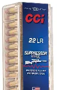 CCI SUPPRESSOR MAX 22LR HP 970FPS 100CT
