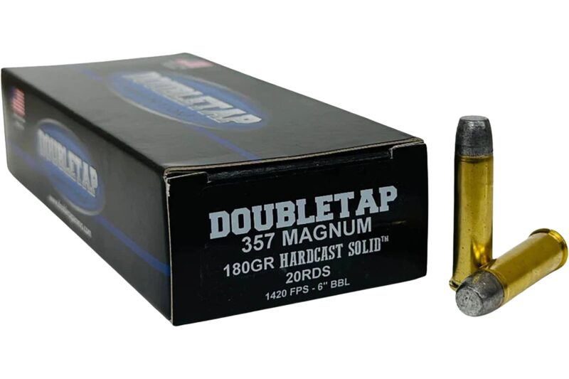 DOUBLETAP 357 MAG 180GR HARDCAST SOLID AMMO 20RDS