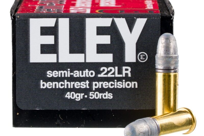 ELEY 22LR 40GR RN SEMI AUTO BENCHREST PRECISION 50 ROUNDS ELEY 22LR 40GR RN SEMI AUTO BENCHREST PRECISION 50 ROUNDS