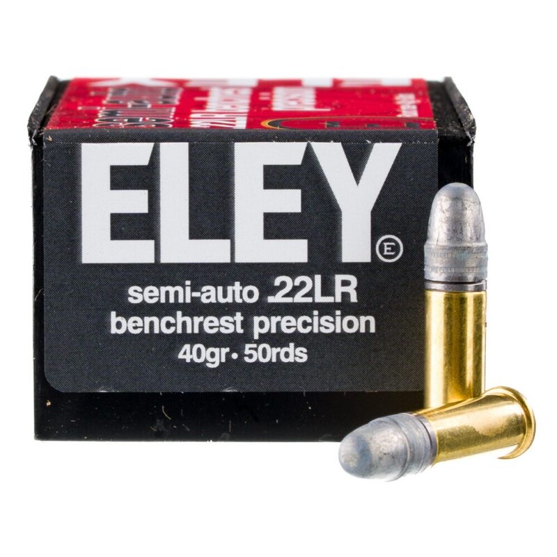 ELEY 22LR 40GR RN SEMI AUTO BENCHREST PRECISION 50 ROUNDS