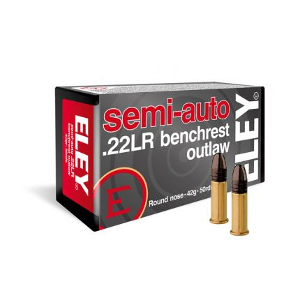 ELEY 22LR BENCHREST OUTLAW AMMO 50RDS