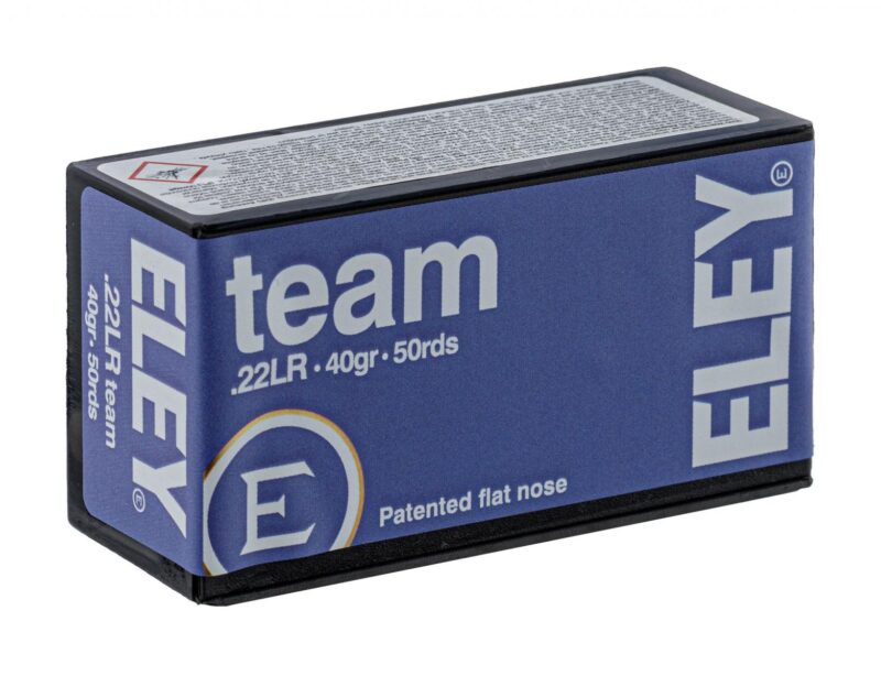 ELEY TEAM 22LR 40GR AMMO 50RDS