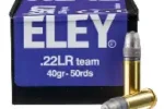 ELEY TEAM 22LR 40GR AMMO 50RDS