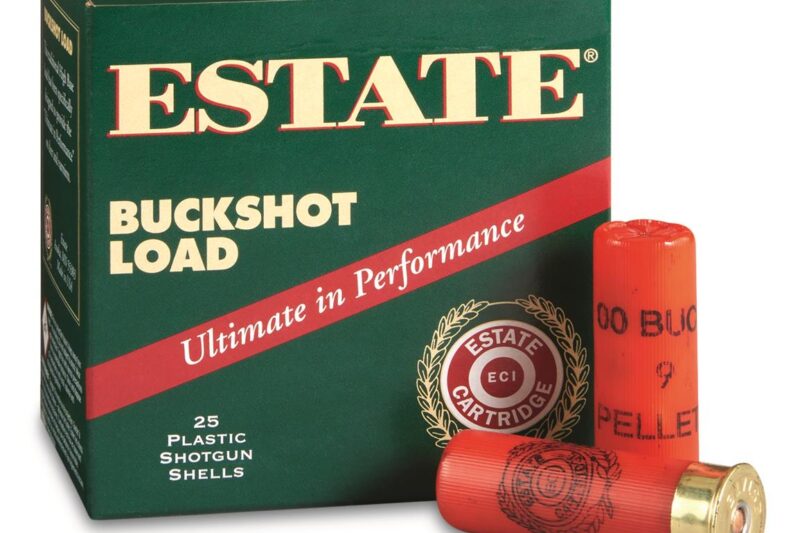 ESTATE 12GA 2-3/4" 9 PELLETS 00 BUCK AMMO 25RDS
