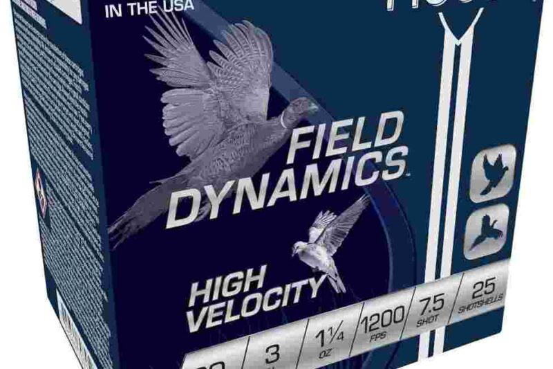 FIOCCHI FIELD DYNAMICS 20GA 3" 1-1/4OZ 1200 FPS #7.5 AMMO 25CT