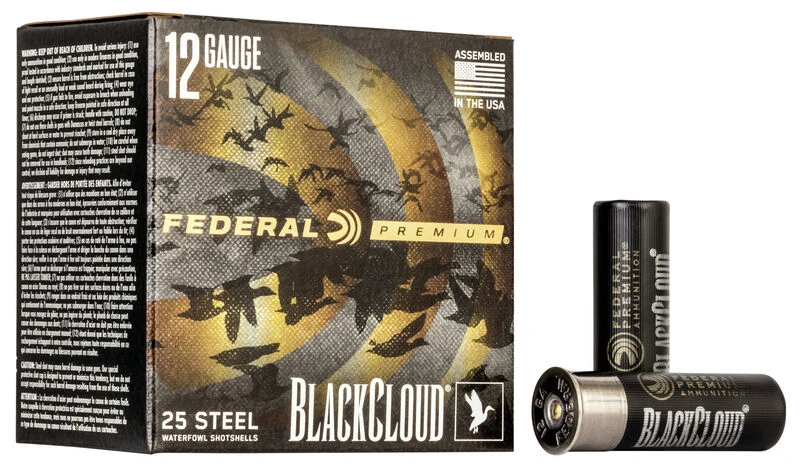 FEDBLACKCLOUD FEDERAL BLACK CLOUD 12GA 3" 1-1/2OZ 1450FPS #4 AMMO 25RDS