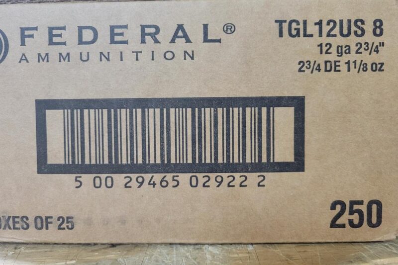 FEDERAL 12GA 2-34 1-18OZ 1145FPS #8 Case