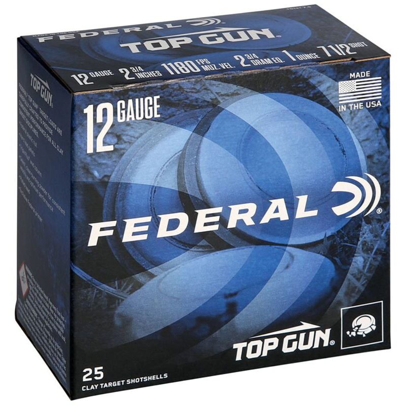 FEDERAL 12GA 2-3/4" 1200FPS 1-1/8 OZ #8