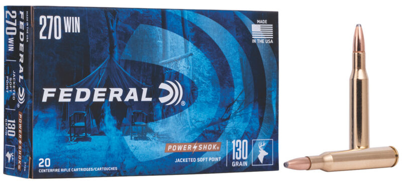 FEDERAL 270 WINCHESTER 130GR SP AMMO 20RDS