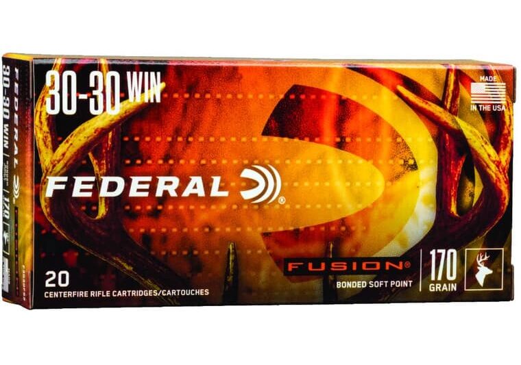FEDERAL 30-30 WINCHESTER 170GR FUSION-BT AMMO 20CT