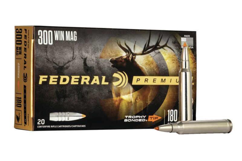 FEDERAL 300 WIN MAG 180GR TROPHY COPPER AMMO 20CT
