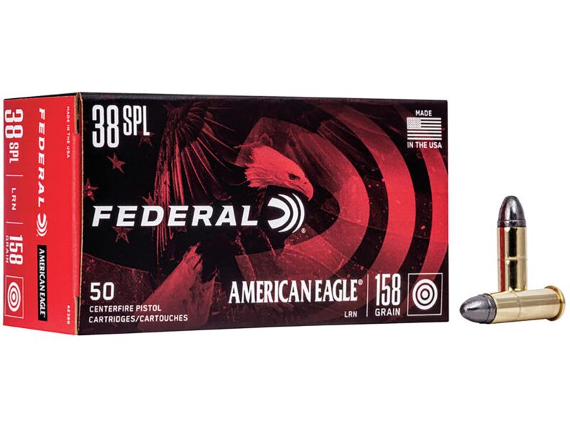 FEDERAL 38 SPL 158GR LRN AMMO 50RDS