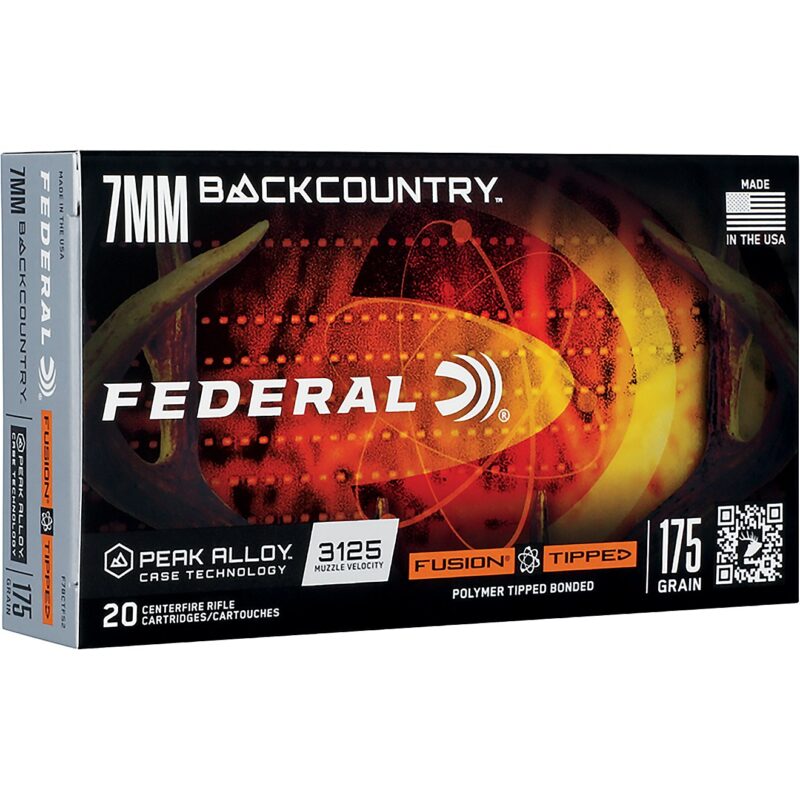 FEDERAL 7MM BACK COUNTRY 175GR AMMO 20CT