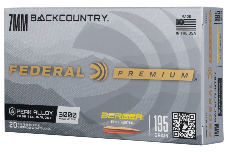 FEDERAL 7MM BACK COUNTRY BERGER ELITE HUNTER 195GR AMMO 20CT