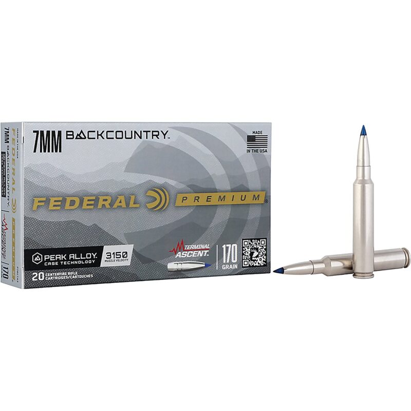 FEDERAL 7MM BACKCOUNTRY TERMINAL ASCENT AMMO 20CT