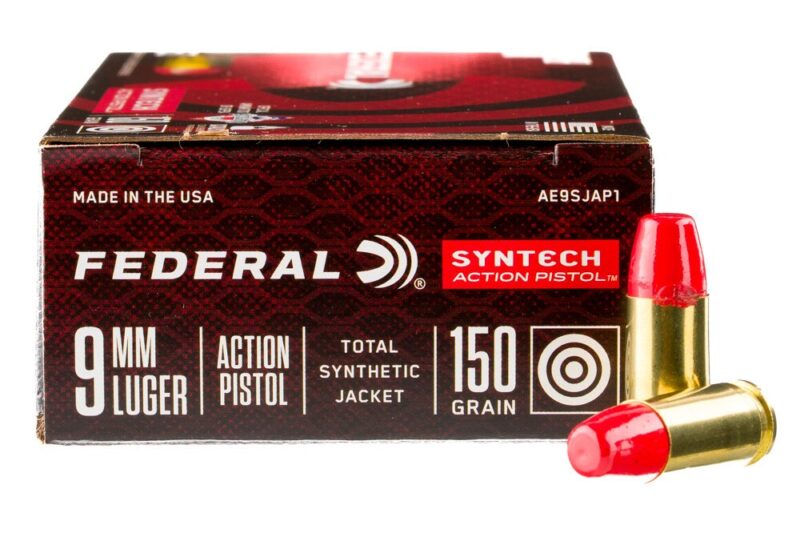 FEDERAL 9MM 150GR TSJ AMMO 20RDS