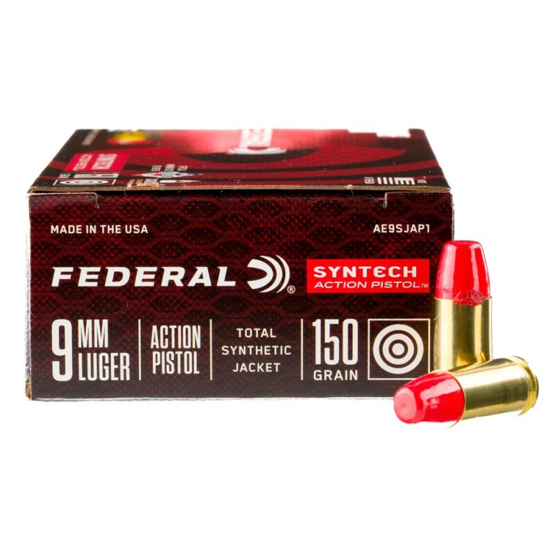 FEDERAL 9MM 150GR TSJ AMMO 20RDS
