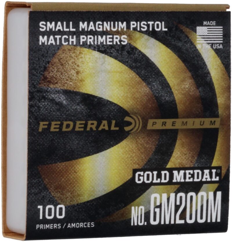FEDERAL GOLD MATCH SMALL PISTOL MAG PRIMERS 100