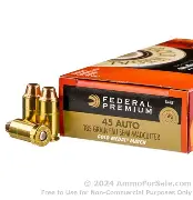 FEDERAL 45 185GR FMJ AMMO 1,000CT