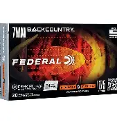 FEDERAL 7MM BACK COUNTRY 175GR AMMO 20CT