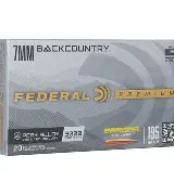 FEDERAL 7MM BACK COUNTRY BERGER ELITE HUNTER 195GR AMMO 20CT