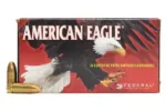FEDERAL 9MM 124GR FMJ AM-EAGLE AMMO 50CT