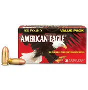 FEDERAL AMERICAN EAGLE 45 ACP 230GR FMJ AMMO 100RDS