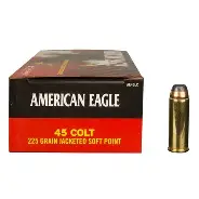 FEDERAL AMERICAN EAGLE 45 COLT 225GR JSP AMMO 20CT