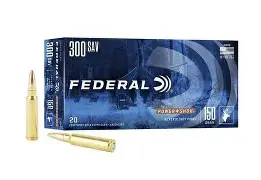 FEDERAL_AMMO_300_SAVAGE_150GR_SP FEDERAL AMMO 300 SAVAGE 150GR SP