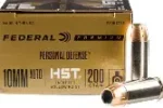 FEDERAL PREMIUM HST 10MM 200GR JHP AMMO 20CT