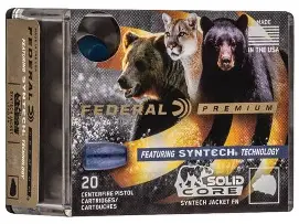 FEDERAL PREMIUM SOLID CORE 45 ACP+P 240GR AMMO 20RDS