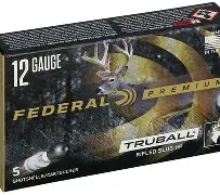 FEDERAL PREMIUM TRUBALL 12GA 2 34oz 1600FPS Muzzle SLUG 5CT