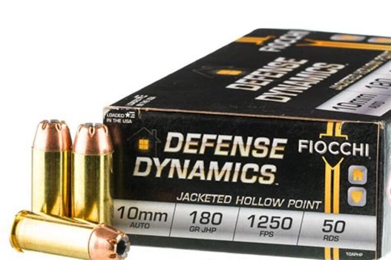 FIOCCHI 10MM 180GR JHP AMMO 50CT