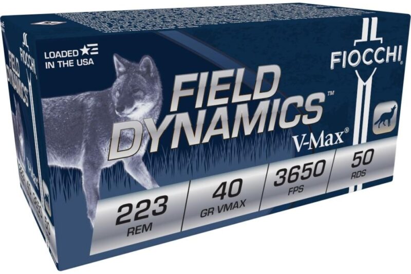 FIOCCHI .223 V-MAX 40gr