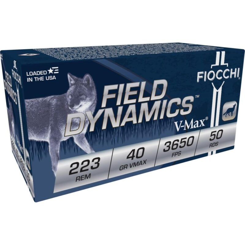 FIOCCHI .223 V-MAX 40gr