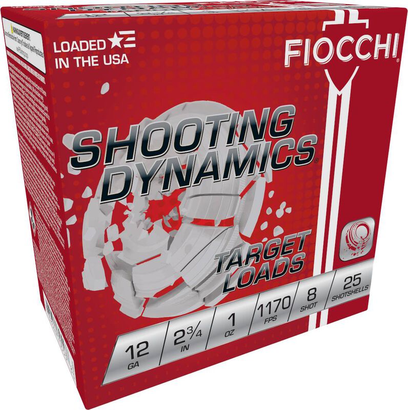 FIOCCHI 12GA 2-3/4" 1OZ 1170 #8 Case