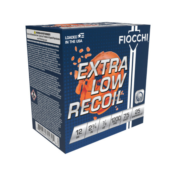 FIOCCHI 12ga 2-3/4 7.5-SHOT-CASE