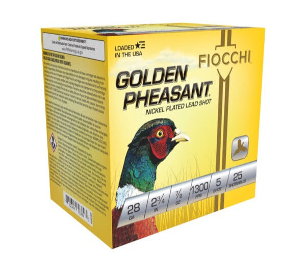 FIOCCHI 28GA GOLDEN PHEASANT #5